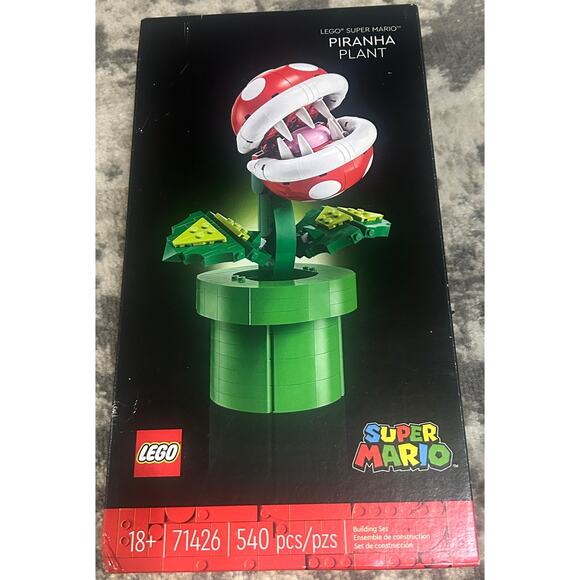 LEGO Super Mario Piranha Plant Building Set (NEW) - Picture 1 of 2